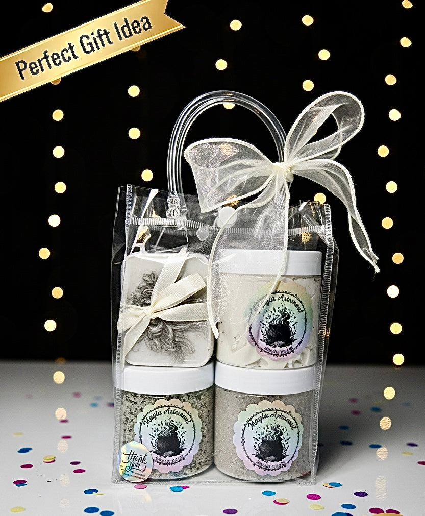 Set, Jabon & Mantequilla & Sales & Exfoliante.