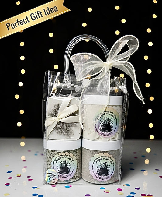 Set, Jabon & Mantequilla & Sales & Exfoliante.