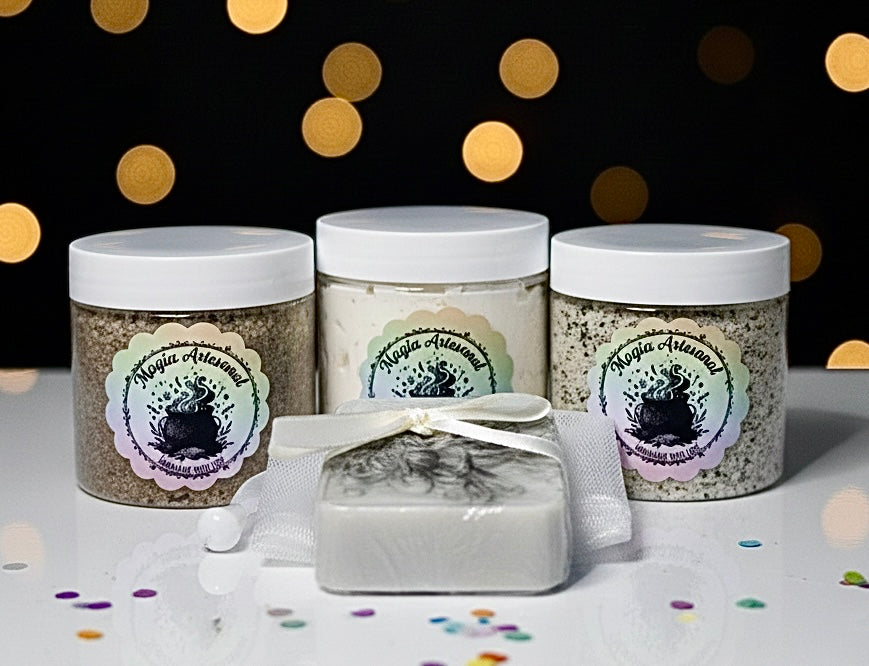 Set, Jabon & Mantequilla & Sales & Exfoliante.