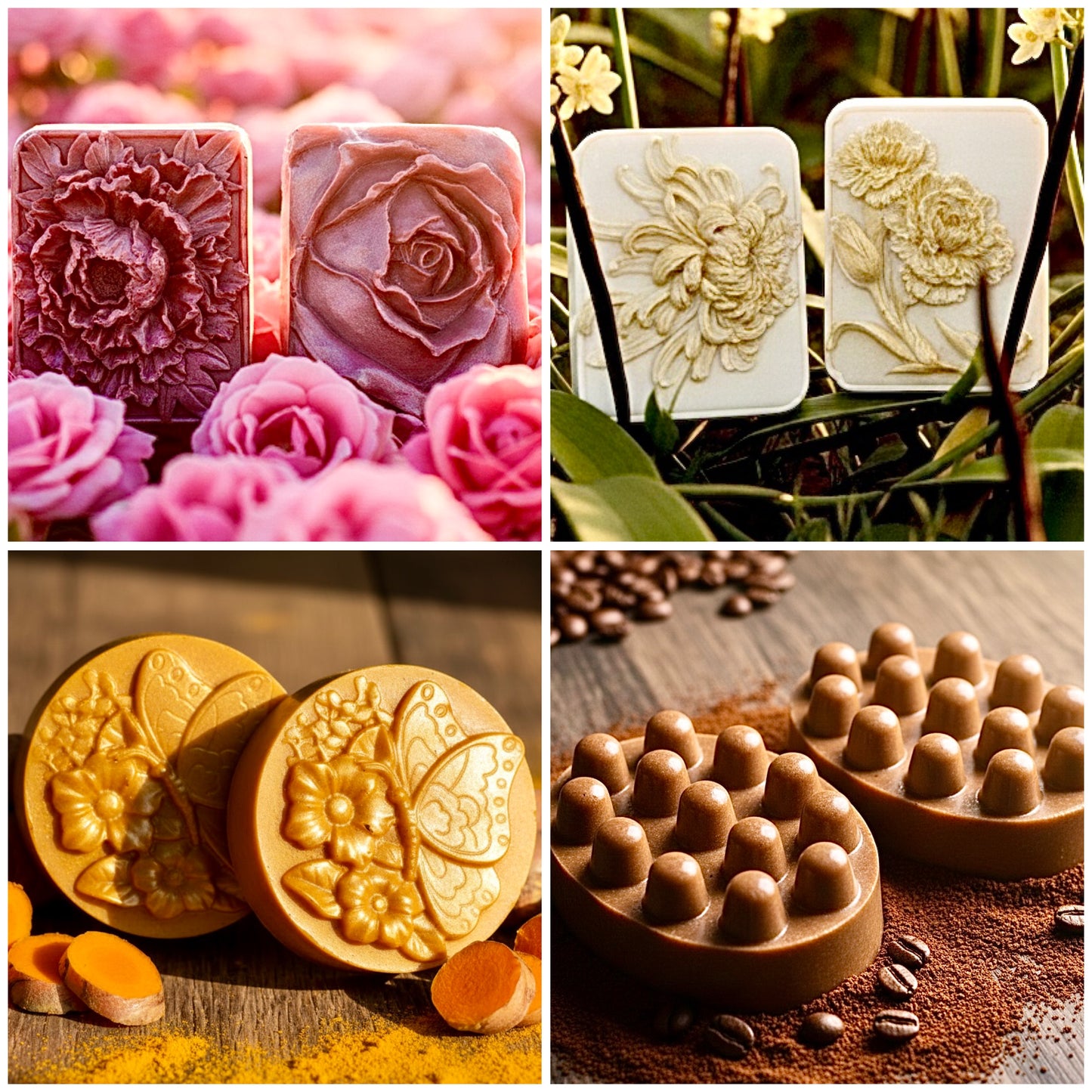 Rose &amp; Vanilla &amp; Turmeric &amp; Coffee