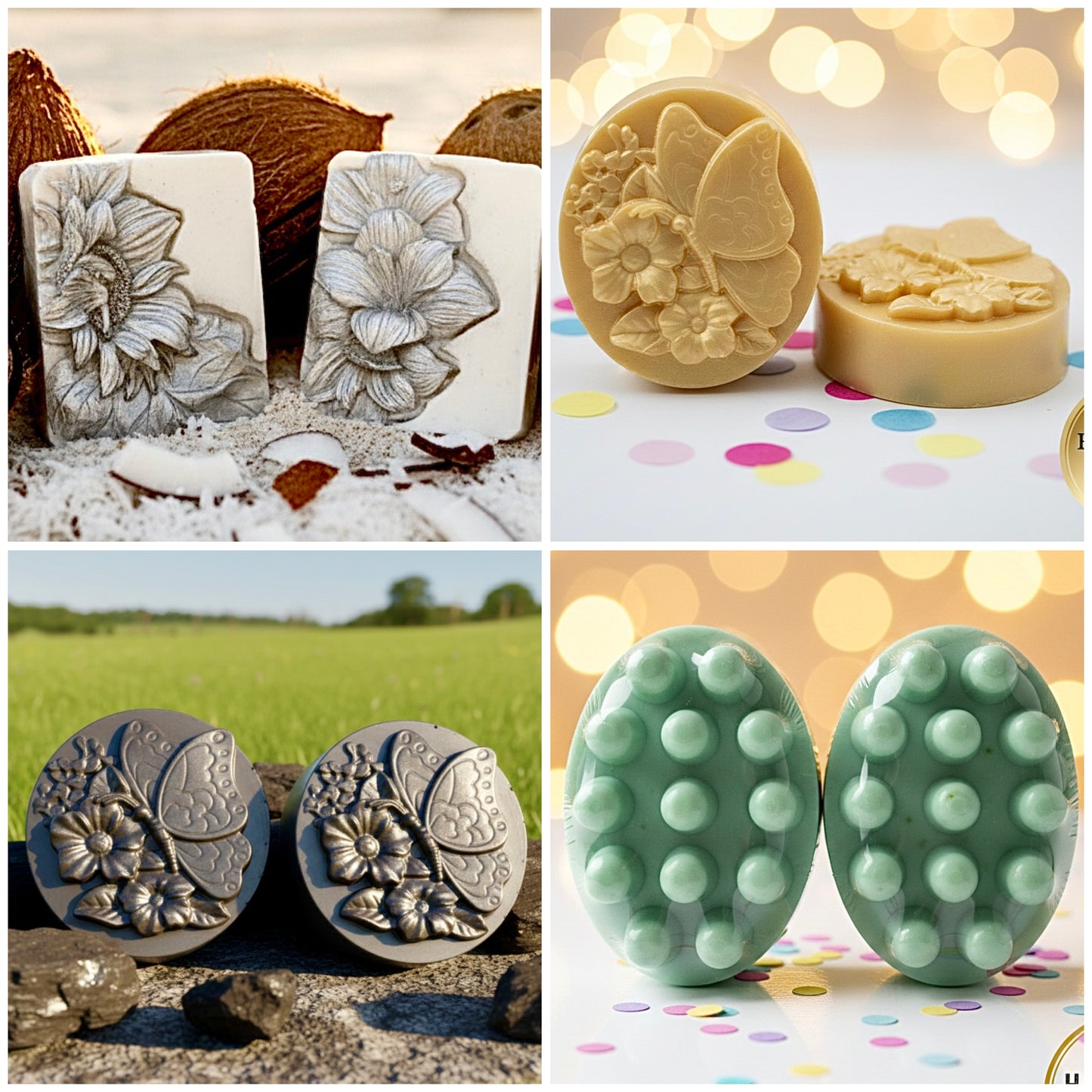 Coconut &amp; Honey &amp; Activated Charcoal &amp; Cucumber